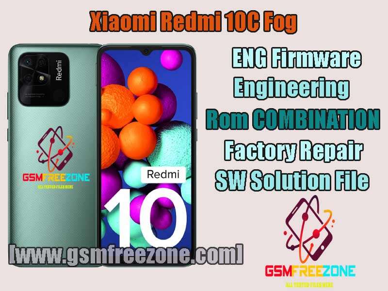 Redmi 10C Fog ENG Firmware