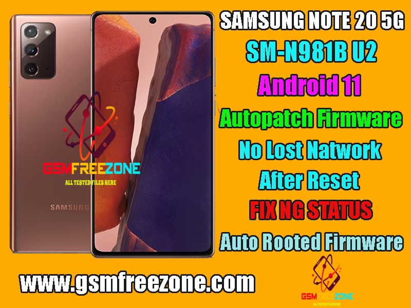 SM-N981B U2 Android 11 Autopatch