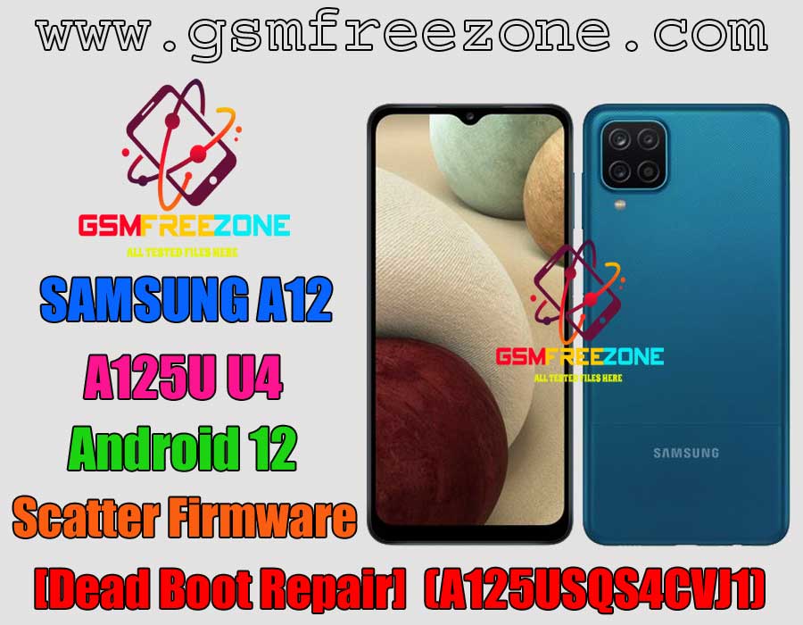 A125U U4 Android12 Scatter Firmware