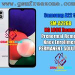 SM-A226B KG LOCK Remove Permanent Solution |gsmfreezone.com