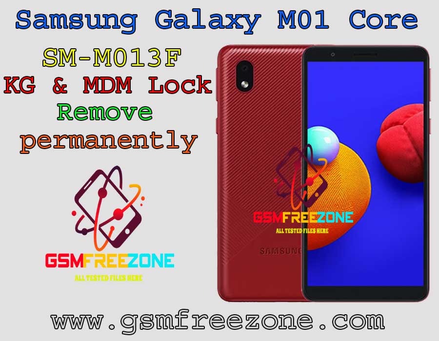 SM-M013F KG & MDM Lock Remove