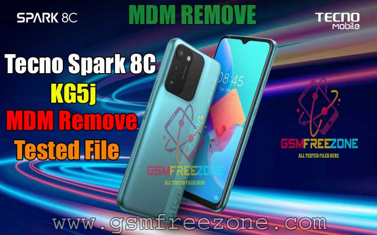 Tecno Spark 8C KG5J MDM Remove